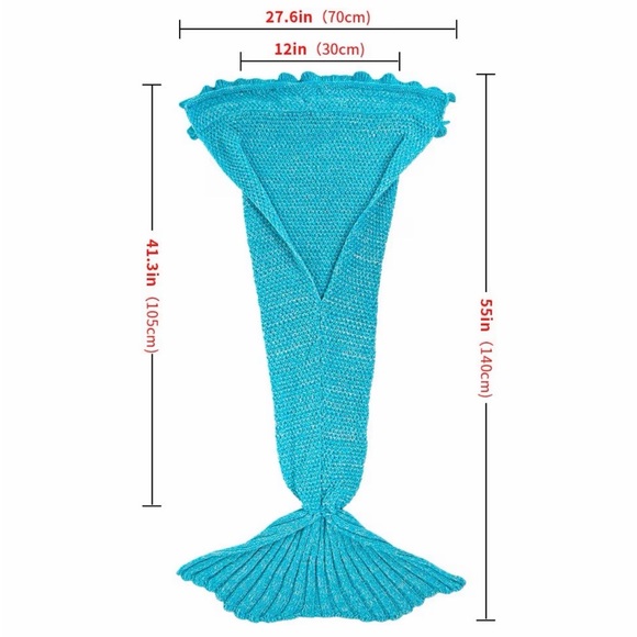 Mermaid Blanket - Picture 3 of 3
